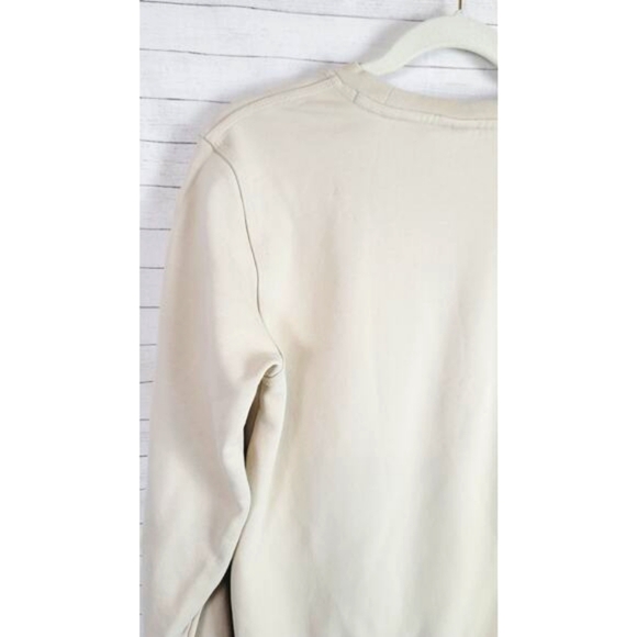 Nike Mens Club French Terry Crew Top Sweatshirt in Light Tan, sz Small - Picture 8 of 11